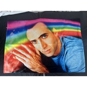 Nicolas Cage Throw Pillow Cover 19" x 28" Soft Velvet